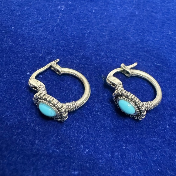 Blue stone earring🩵 - Picture 2 of 2